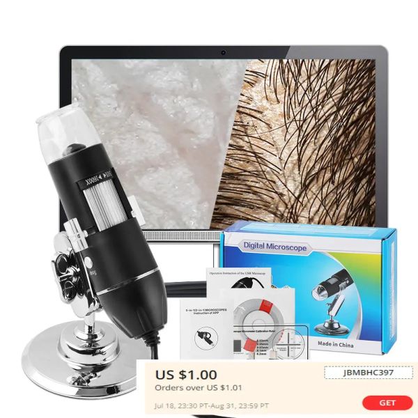 Analyseur Dermatoscope USB, analyseur de peau, Machine professionnelle de Diagnostic de peau esthétique, Microscope électronique de cuir chevelu, beauté