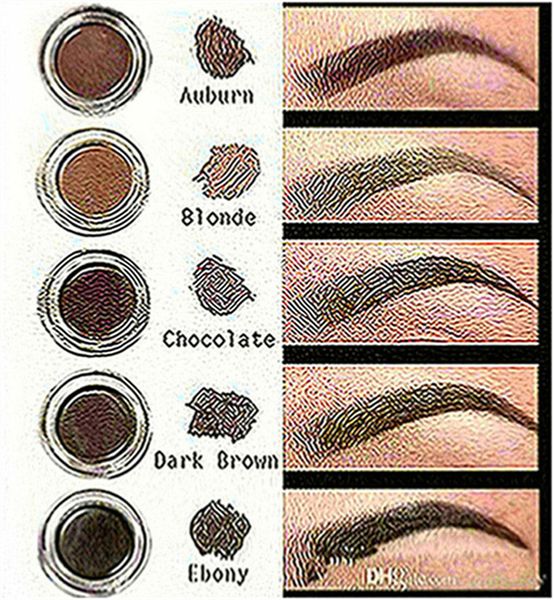 Anastasia beverly hills dipbrow Pomada Marrón Medio Maquillaje Resistente Al Agua Ceja 4g Rubio/Chocolabrow 4g Rubio Chocolate Marrón Oscuro Ébano b351