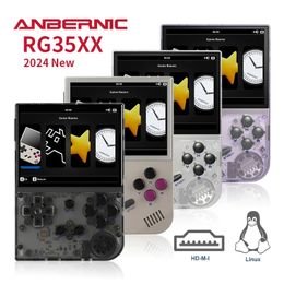 ANBERNIC 2024 RG35XX Retro Handheld Game Console 3.5 Écran IPS 2600mAh HDM-I Sortie TV Linux POCKET VIDEO POCKE