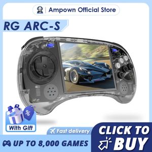 Anbernic RG ARC S Consola de juegos portátil 4 '' IPS Sistema Linux de código abierto RGARCS Retro Emulador de video portátil Regalos 231226