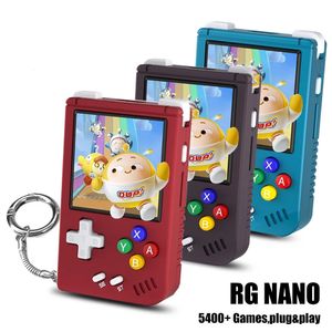 Anbernic RG Nano Retro Handheld Game Console Rgnano Portable Mini Aluminium Alloy IPS Screen 64G 5400 Games luidspreker 240509