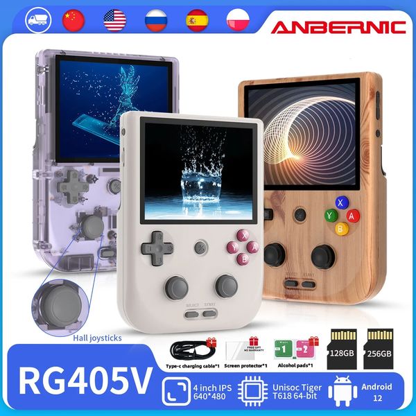 Consola de juegos portátil ANBERNIC RG405V - Pantalla táctil IPS HD de 4