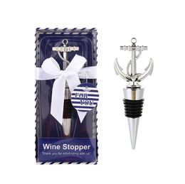 Anchor flesstopper bruiloft gunsten nautisch thema bruids douche zeeparty evenement aandenken jubileum Giveaways SN6893