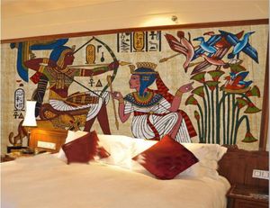 Anciens égyptien peintures de rêve salon chambre à coucher tv.