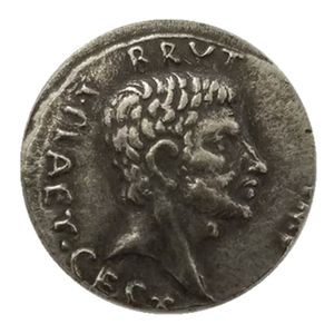 Copie de pièces de monnaie grecques antiques, artisanat en métal plaqué argent, cadeaux spéciaux, Type3434