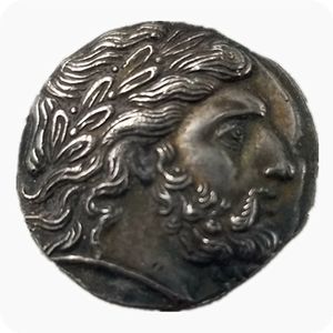 Pièces grecques anciennes copie artisanat en métal plaqué en argent Type de cadeaux spéciaux 3397