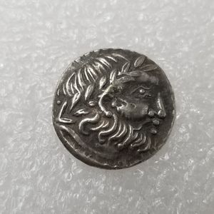 Copie de pièces de monnaie grecques antiques en métal plaqué argent artisanat cadeaux spéciaux Type3405