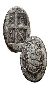 Grec grec eina tortue argent monnor aegina mer tortue de tortue romaine mythologie sculpture collection4192880
