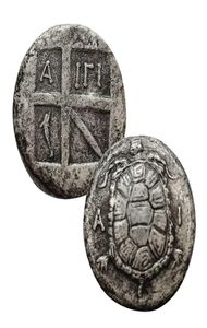 Grec grec eina tortue argenté monnor aegina mer tortue insigne de mythologie romaine collection 2407909