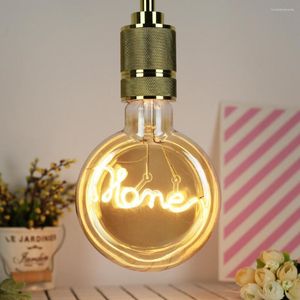 Oude ronde gouden cakes lamp platte kleine edison led warm licht antieke lamp