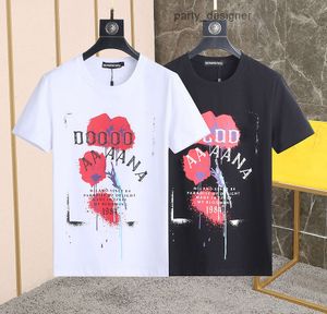 dg dolce gabbana Вы et S Mens Designer T-shirt italien Milan Fashion Ink Jet Imprimé Tshirts Summer Black Blanc Tshirt mâle Hip Hop Streetwear 100 Coton à N34B RCJQ