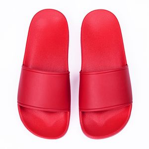 et pantoufles pour sandales Men d'été pour femmes maison en plastique Utilisation de chaussures de sandale décontractées molles plates rouges 226 Sal 776 s