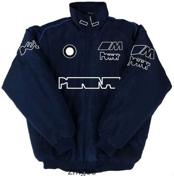 Et Vintage F1 Automne Veste Noir Hiver Plein Coton Brodé Vêtements F1 Formule Un Racing Veste Spot Ventes ZOEK