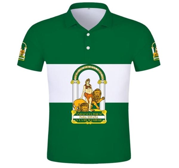 Andalusia Polo Camisa Nombre de nombre personalizado