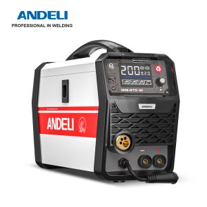 Andeli MIG-270 LED soldador MIG/arco puede soldar por flujo sin gas y soldadura con una máquina de soldadura portátil de gas Use cable de 5 kg