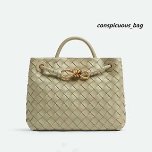 Andiamo Sac Fourre-Tout Intrecciato Sacs Miroir Épaule Grande Capacité Tricot Sacs À Main En Cuir Femmes Nappa Sac À Main Sac À Main Bandoulière Hobo Pochette Sangles Amovibles