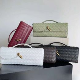 Andiamo embrague bolso designe bolsas de noche bolsos de oro mini bolsan bolso para mujer intrecciata carteras de artesanía luxurys genuinos bolsos de cuero bolsos de oro
