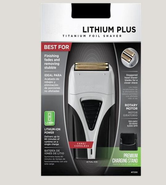 Andis Hairs Professional Clipper Titanium Foil Shaver Machine Cutter Shavers UK US EU Charge1766781