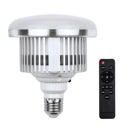 Andoer 85W LED ampoule 3000K-6500K Photographie Bulbe de lampe d'énergie E27 Mont Remote Contrôle pour la maison Studio de photographie