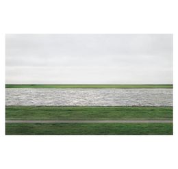 Andreas Gursky Rhein ii Pography Schilderij Poster Print Home Decor Ingelijst of ingelijste Popaper Material6874447