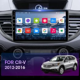 Android 10 inch 4-core autovideo radio touchscreen audio dvd navigatiespeler GPS voor Honda CRV 2012-2016