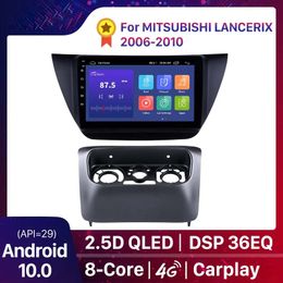 Android 10,0 2Din unidad principal de dvd del coche reproductor WiF Radio Estéreo GPS pantalla táctil Multimedia para MITSUBISHI LANCER IX 2006-2010