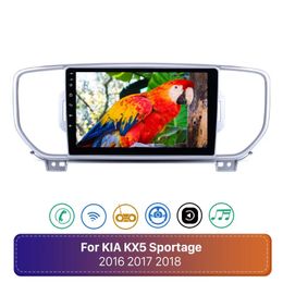 Android 10.0 2-Din-Auto-DVD-Player für KIA Sportage 2016-2017 KX5 GPS-Navigation 9 Zoll WLAN 4-Kern-Stereo-Headunit