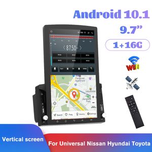 Android 10.0 2Din GPS autoradio 9.7 ''écran vertical FM pour universel Nissan Polo Kia VW Hyundai Passart Toyota