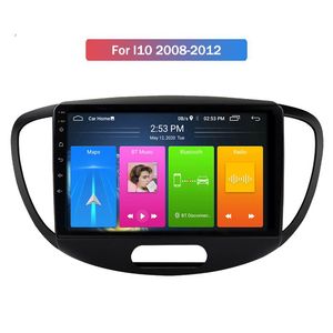 Android 10.0 4 Core Blu-ray Auto DVD-speler Anti-Dazzle Scherm voor Hyundai I10 2008-2012