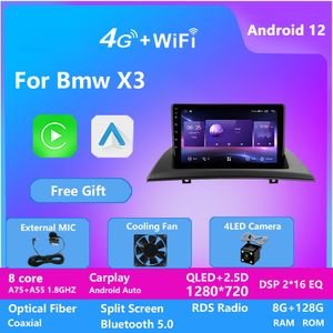 Android 12 8-core auto videospeler voor BMW X3 GPS Auto Radio Stereo met Bluetooth Wifi DSP Mirror SWC