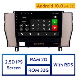Android 10.0 Auto DVD GPS-speler Navigatiesysteem Touch Screen Radio 9 inch voor 2010-2014 Toyota Oude Crown Bluetooth PMS DVR Autoradio
