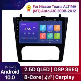 Lecteur multimédia dvd de voiture Android 10.0 DSP 2Din GPS pour 2008-2012 Nissan Teana ALTIMA Auto A/C support miroir lien