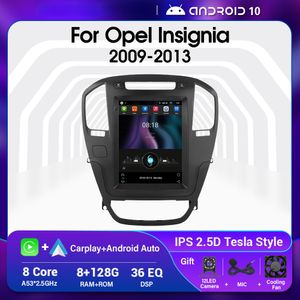 Radio dvd de voiture de Style Tesla Android 10.0 pour Opel Insignia Buick Regal 2009-2013 lecteur multimédia Navigation GPS Carplay