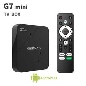 ATV TV Box G7 mini S905W2 Quad Core Android 11 Smart TV Box BT Télécommande 5G Wifi BT 5.0 USB3.0 Streaming décodeur tvbox