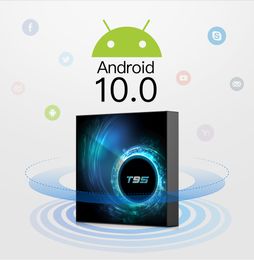 Android 10.0 TV Box T95 4G ​​32GB AllWinner H616 Quad Core 6K H.265 USB2.0 2.4GHZ WIFI Ondersteuning YouTube Netflix