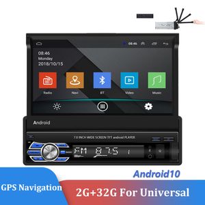 Android 10.1 autoradio 1Din 7 ''EQ FM lecteur multimédia de voiture Navigation GPS pour universel Nissan Kia Skoda Polo Passart