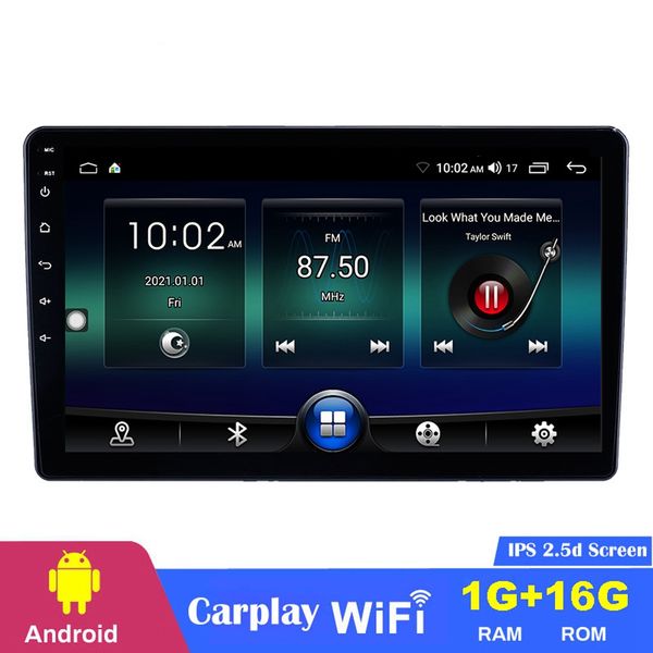 Android 10.1 pouces lecteur dvd de voiture gps radio système audio vidéo wifi usb navigation multimédia pour Honda Crider 2018-2019