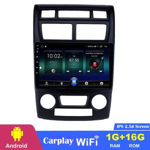 Lecteur DVD de voiture Android 10 2 din pour 2007-2017 KIA Sportage Auto A/C avec WIFI Musique USB AUX support DAB SWC DVR HD écran tactile