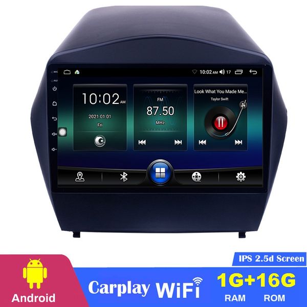 Android CAR DVD Unidad principal de reproductor de 9 pulgadas para Hyundai IX35 2009-2015 con navegación GPS WIFI