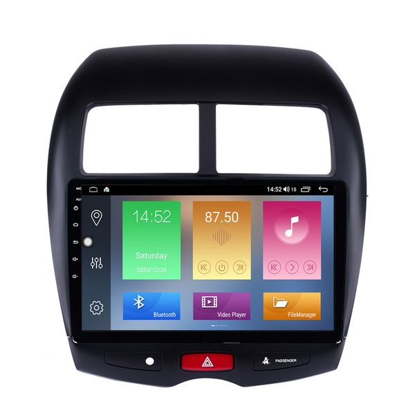 Unité principale de lecteur dvd de voiture Android 10.1 pouces GPS Navi stéréo pour Mitsubishi ASX/PEUGEOT 4008/CITROEN C4 HD avec multimédia WIFI