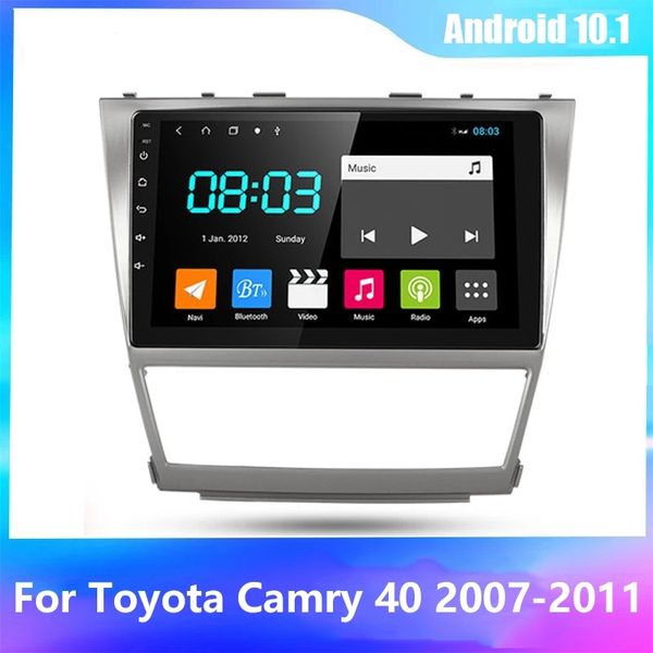 Reproductor multimedia de vídeo y DVD para coche con Android 10 para Toyota CAMRY 2007-2011 Autoradio Radio con navegación GPS