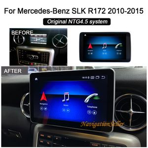 Android 10 Auto DVD Multimedia Player Touchscreen voor MERCEDES-BENZ SLK R172 2010-2015 GPS Radio-upgrade