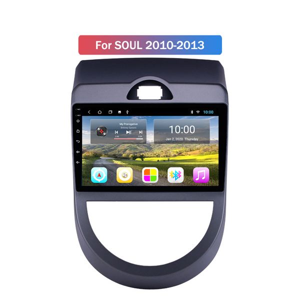 Système multimédia automatique de Radio vidéo de voiture d'android 10 pour Kia SOUQ 2010-2013 prennent en charge le capteur de stationnement SWC