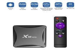 Android 10 Smart TV Box X88 mini RK3228A 2GB 16GB 4K Mediaspeler 24G Wifi Google play X96mini Set Top Box5281450