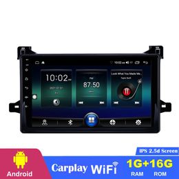 Android 10 Stereo Car DVD Player Multimediasysteem voor Toyota Prius-2016 9 inch met WiFi Bluetooth Music USB Mirror Link Rearview Camera 1080p Video OBD2