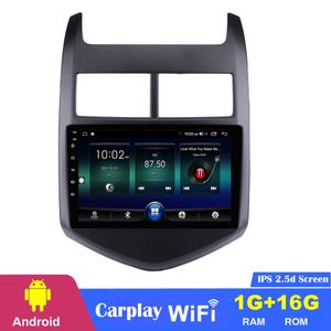 Lecteur stéréo de navigation GPS dvd de voiture à écran tactile Android pour Chevy Chevrolet AVEO 2010-2013 avec WIFI musique USB AUX