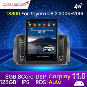 Android 11 128G 8-Core Car Dvd Radio Stereo Multimedia Player pour Toyota BB 2 2005-2016 GPS Navigation Carplay Auto RDS 4G LTE BT