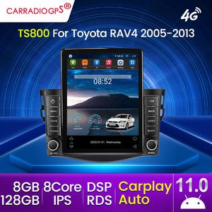 Android 11 Car DVD Radio voor Toyota RAV4 RAV 4 2005-2013 Multimedia Videospeler 2Din DSP Navigatie GPS 4G NET WIFI STEREO DVD