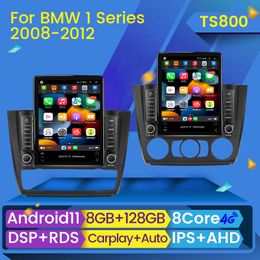 Android 11 Auto-DVD-Radio-Multimedia-Player für BMW 1er 1er E88 E82 E81 E87 2004-2011 Navigation Stereo GPS Kein 2din 8G 128G