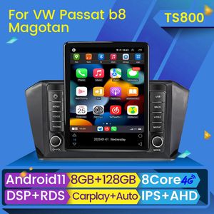 Android 11 Car DVD Radio Multimedia Player voor VW Passat B8 2015-2020 Tesla Style Autoradio GPS Navigation CarPlay Stereo BT